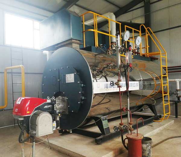 WNS2Q Caldera de Vapor de Gas Natural de 2 toneladas para la Industria Textil en Uzbekistán