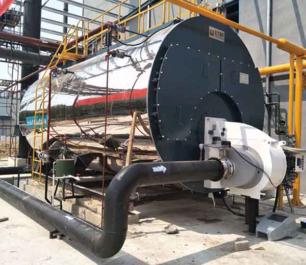 WNS1500 Proyecto de la Caldera de Gas del Tubo de Fuego de la Serie WNS para la Fábrica de la Comida del Pan