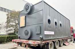 Caldera de vapor de parrilla reciprocante de 8 ton y 600 hp envio a Indonesia
