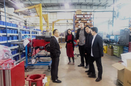 El presidente de Yuanda fue invitado a visitar la sede de Olin Burner en China