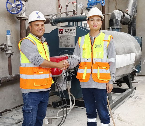 Caldera de Aceite Termico de 700kw Para Planta de Cemento