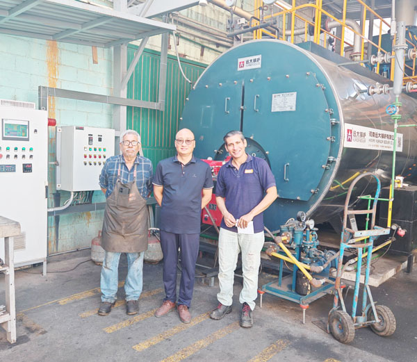 Caldera de Fueloil Pesado de 400hp para Fabrica de Harina de Pescado en Mexico