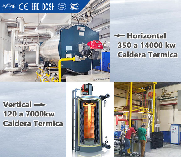 120 a 14000 Kw Caldera de Aceite Fluido Termico