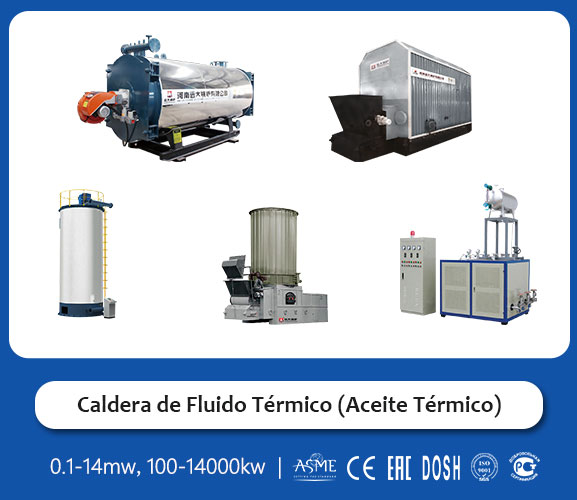 caldera fluido termico