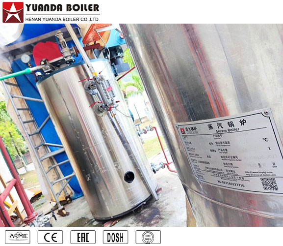 Caldera vertical de gas o diesel LHS