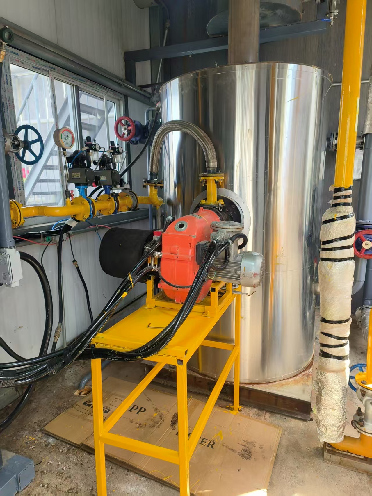 Caldera Vertical de Agua caldera de gas o diesel de la Serie LHS