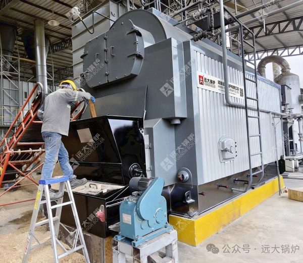 DZL4 DZL6 Caldera de vapor con parrilla movil para trabajos de carpinteria en ecuador
