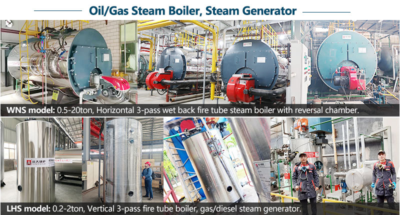 fuel oil gas steam boiler, steam generator boiler.jpg