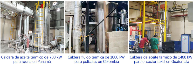 Caldera de aceite termico de 700 kW para resina en Panama,Caldera fluido termica de 1800 kW para peliculas en Colombia,Caldera de aceite termico de 1400 kW para el sector textil en Guatemala Caldera de aceite termico de 700 kW para resina en Panama,Caldera fluido termica de 1800 kW para peliculas en Colombia,Caldera de aceite termico de 1400 kW para el sector textil en Guatemala